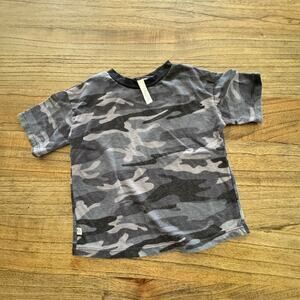 Childhoods Clothing Black Camo T-Shirt - Size 5T